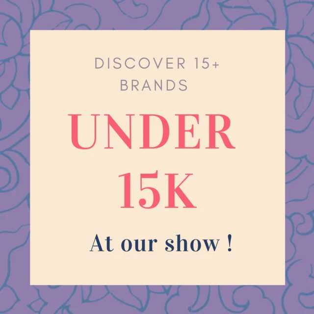 Discover exclusive deals and unique brands at our Pre-Festive Pop-Up! 🎉✨

Join us at Le` Farsan on 30th July 2024 from 11 am to 8:30 pm. 
Don’t miss out on these incredible offers and a curated selection of diverse brands!

🗓️ Date: 30 July 2024, Tuesday
📍 Venue: Le` Farsan
🕚 Timings: 11 am to 8:30 pm

#MarquisMultiDesignerStudio #PreFestivePopUp #SaveTheDate #FashionEvent #CuratedBrands #ExclusiveEvent #jaipurfashion #under15k