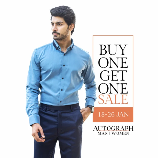 🎉 Kickstart Your New Year in Style! 🎉
Enjoy our BOGO Sale on Men’s & Women’s Apparel—because one outfit is never enough!

🗓️ Sale Dates: 18-26 Jan
Step into 2025 with unbeatable style!

#AutographFashion #BOGOOffer #BuyOneGetOne #FashionSale #MenswearFashion #WomenswearTrends #StyleGoals #NewYearSale #TrendyLooks #FashionForward