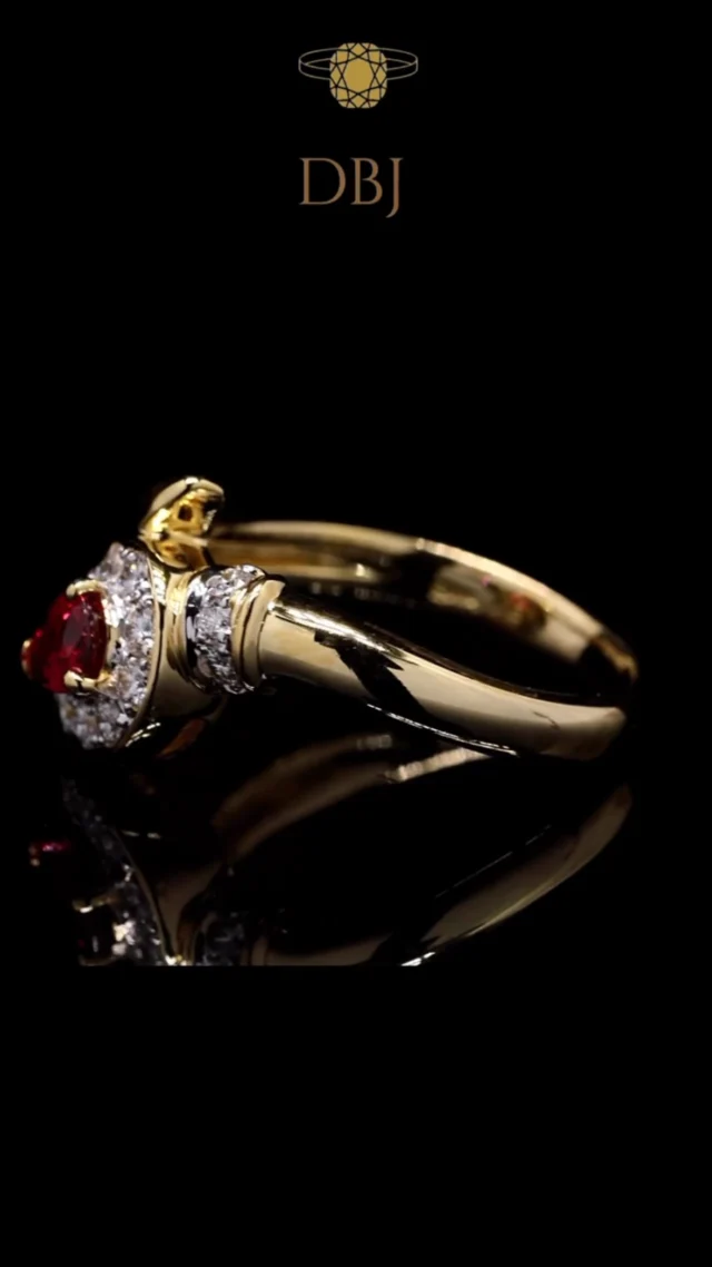 Where royalty meets romance. This vintage ruby ring, studded with natural diamonds, is pure heirloom magic.

#VintageRing #RubyAndDiamonds #HeirloomJewelry #RoyalCharm #NaturalDiamonds #TimelessElegance #StatementRing #LuxuryJewels #DBJJewelry #GemstoneGlow