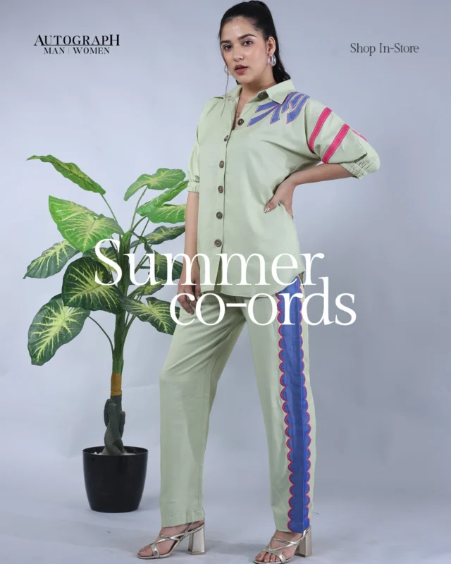 Bold Hues. Breezy Moods.
Make a statement this summer with our vibrant co-ords—where comfort meets color in all the right places.
✨ Now available in-store at Autograph | Man | Women

#SummerStyle #CoOrdSet #AutographLook #FreshFits #InStoreNow #StatementWear #JaipurFashion