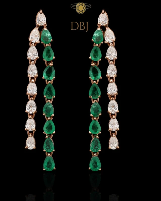 Two shades of timeless. 💎💚❤️
Diamond & emerald dangles for a bold classic look, and diamond & ruby dangles for a touch of royal charm — what’s your pick?
#DiamondDangles #EmeraldElegance #RubyRoyalty #StatementEarrings #DBJJewelry #GemstoneGlow #FineJewelry #LuxuryInMotion #JewelryWithCharacter #CraftedToShine