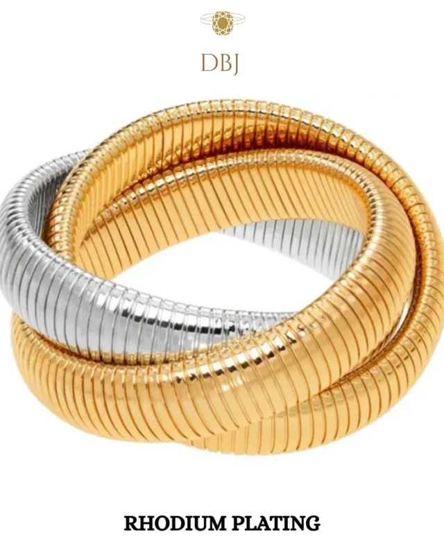 The Rhodium plating is the penultimate stage of the jewellery manufacturing. The Rhodium Plating involves the process of placing the Rhodium (A sparkling white colored precious metal, which provides a better resistance to the jewellery against scratches and tarnish!) on a piece of jewellery. The Rhodium is being placed on a yellow gold in order to create a visually appealing design and pattern, while the same is placed on a white gold to add whiteness to the gold (since the white gold is not so white in the pure form!).