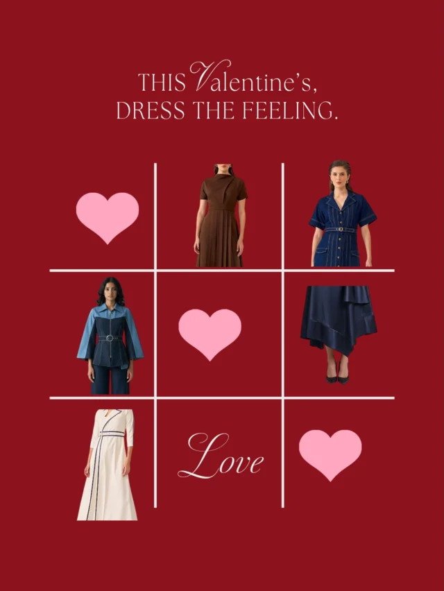 This Valentine’s, dress the feeling and shop the love 💘
Romantic silhouettes made to feel special, effortless, and unforgettable ✨[Valentine fashion, modern romance edit, women fashion Jaipur, love season style, effortless dressing]#autographman #valentinesedit #modernromance #womenwhoshop